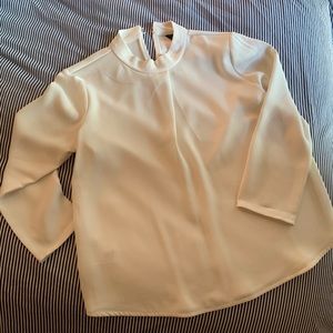 Ann Taylor cream blouse